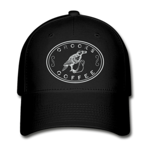 Black Crooks Coffee Baseball Hat