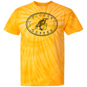 Yellow Crooks Coffee Tie Dye T-Shirt